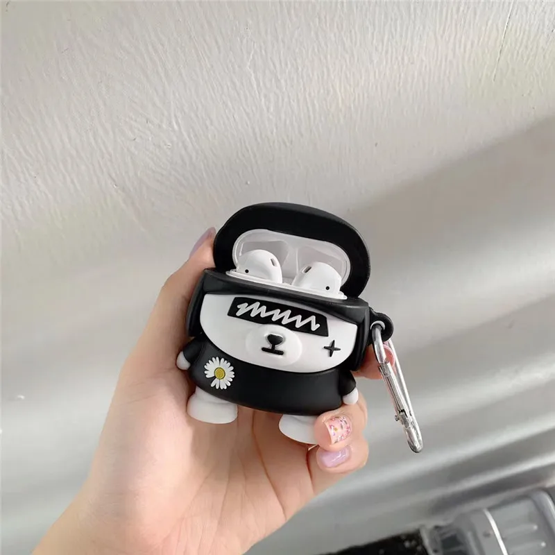 3D cute Korea GD bear cartoon Bluetooth headset Silicone case for apple airpods 1 2 Wireless charging cover for airpods pro 3
3D cute Korea GD bear cartoon Bluetooth headset Silicone case for apple airpods 1 2 Wireless charging cover for airpods pro 3