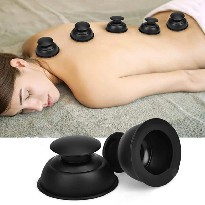 

Vacuum Cans Anti Cellulite Suction Cups Silicone Vacuum Cupping Cup Body Massage Jars Guasha Body Massage Tools Chinese Therapy