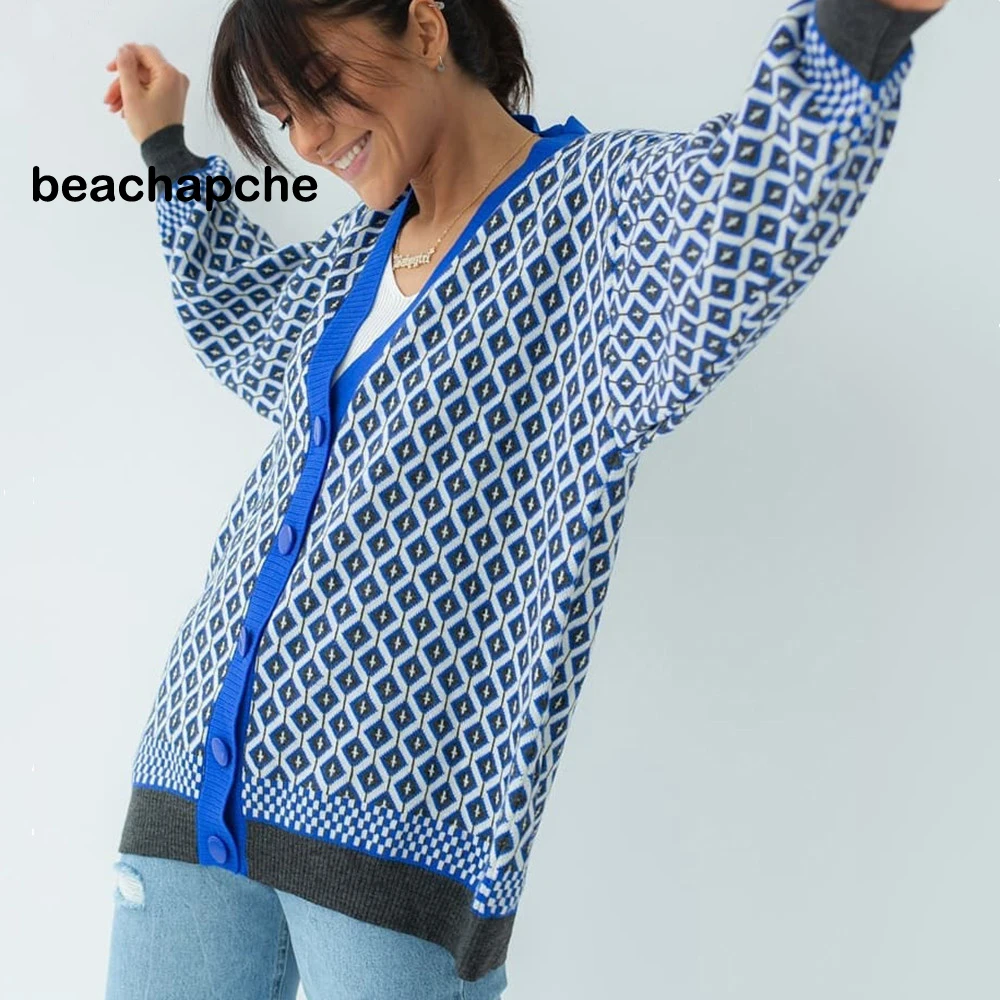 Пляжный вязаный кардиган, свитер, женские зимние пушистые Топы с длинным рукавом, Повседневная хлопковая уличная одежда с принтом, свитер, топы на пуговицах
Пляжный вязаный кардиган, свитер, женские зимние пушистые Топы с длинным рукавом, Повседневная хлопковая уличная одежда с принтом, свитер, топы на пуговицах