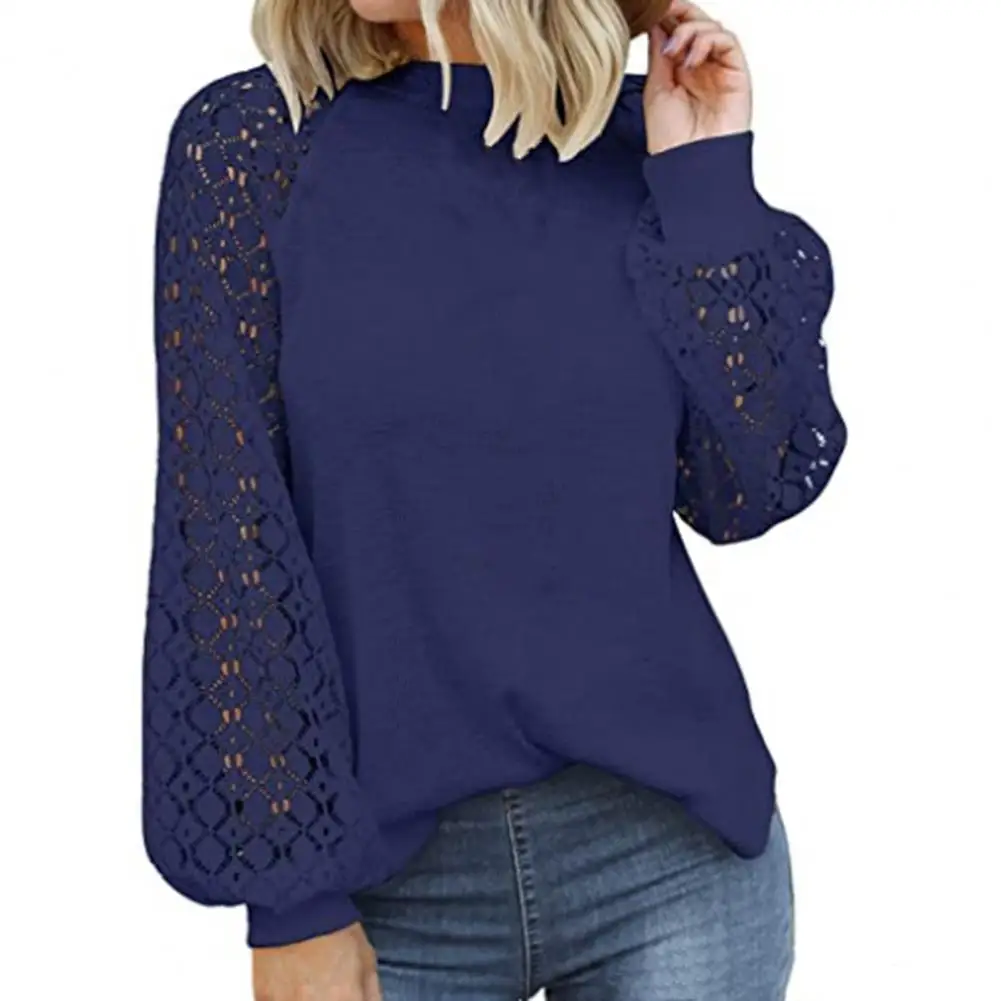 Кружевная Лоскутная Повседневная Женская блузка с длинным рукавом и круглым вырезом, простая женская рубашка с вырезами, уличная одежда, же...
Кружевная Лоскутная Повседневная Женская блузка с длинным рукавом и круглым вырезом, простая женская рубашка с вырезами, уличная одежда, же...