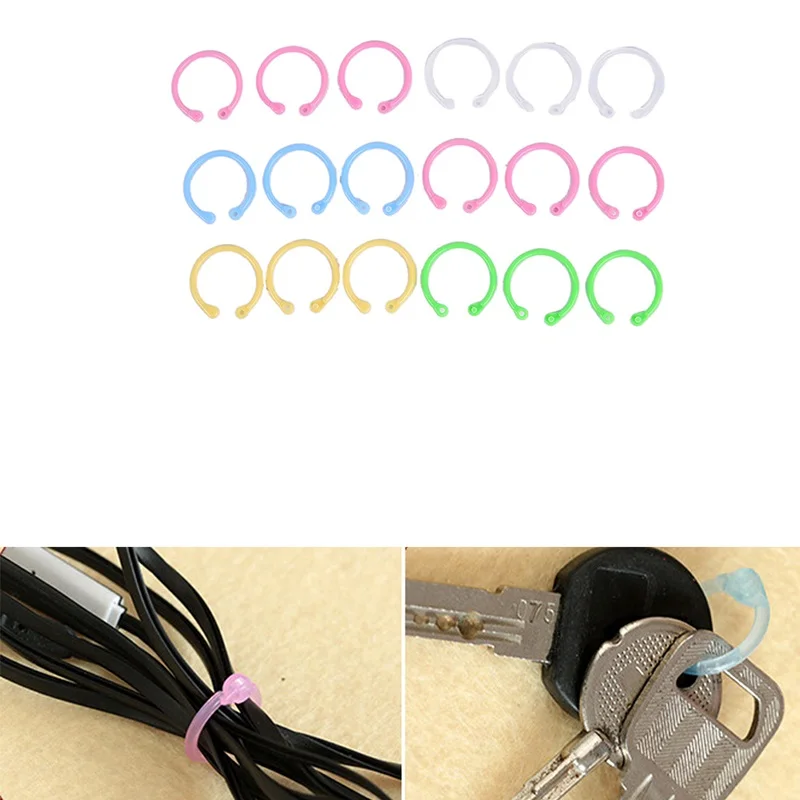 1 Box Plastic Ring Binder for Spiral Notebook Diary Loose Leaf Book Binding DIY 30pcs/set
1 Box Plastic Ring Binder for Spiral Notebook Diary Loose Leaf Book Binding DIY 30pcs/set