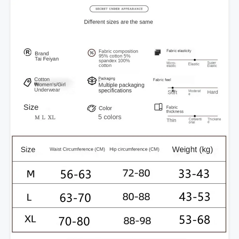 High Quality New 5Pcs/lot Cute Underwear Sweet Bow-knot Girly Briefs Package Hip Cotton Crotch Mid-waist Women's Panties 12+y
High Quality New 5Pcs/lot Cute Underwear Sweet Bow-knot Girly Briefs Package Hip Cotton Crotch Mid-waist Women's Panties 12+y