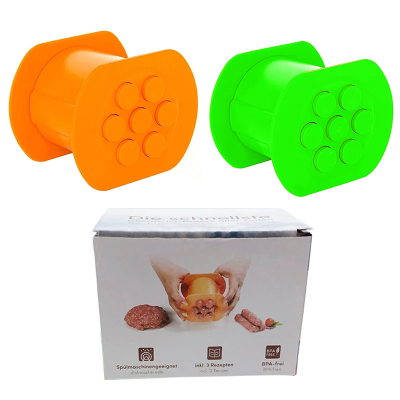 Sausage Maker Creative DIY Tool Sausage Hot Dog Maker Meat Strip Squeezer Meat Strip Meat Press Meatball Sausage Model
Sausage Maker Creative DIY Tool Sausage Hot Dog Maker Meat Strip Squeezer Meat Strip Meat Press Meatball Sausage Model