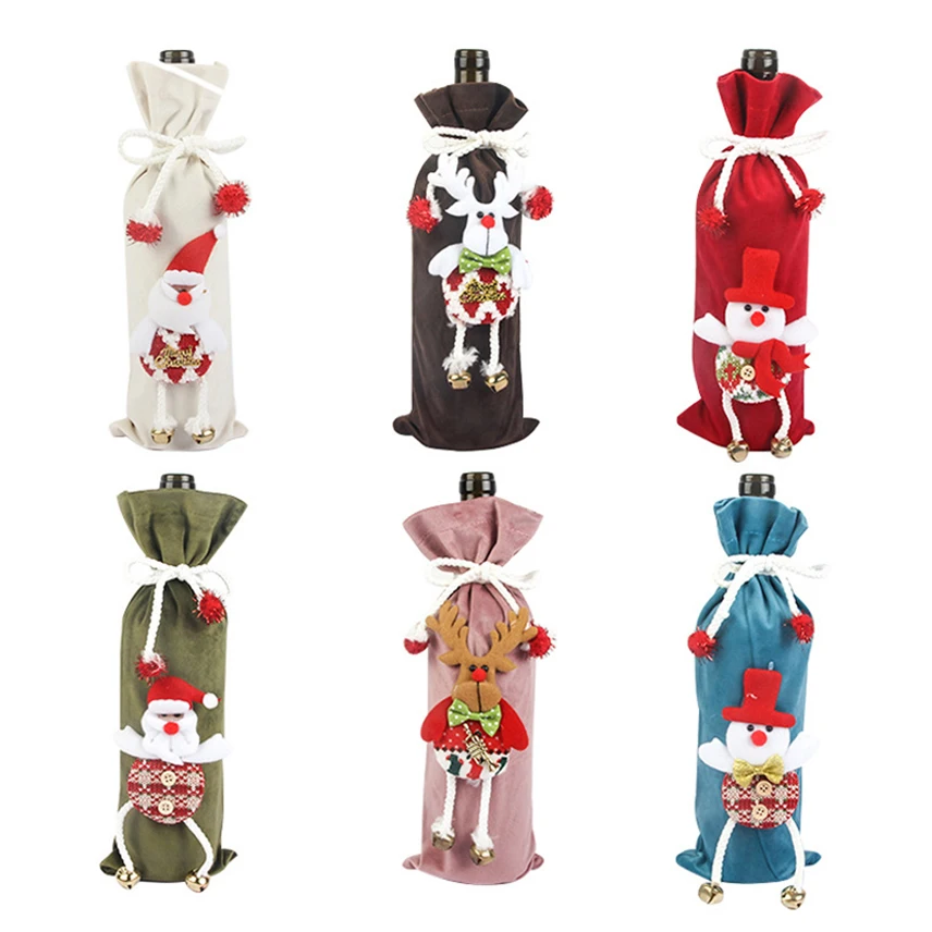 Christmas Wine Bottle Cover New Year Bottle Case Table Art Bags For Wine Bottles Gift Champagne Case DIY House Table Bag Decor
Christmas Wine Bottle Cover New Year Bottle Case Table Art Bags For Wine Bottles Gift Champagne Case DIY House Table Bag Decor