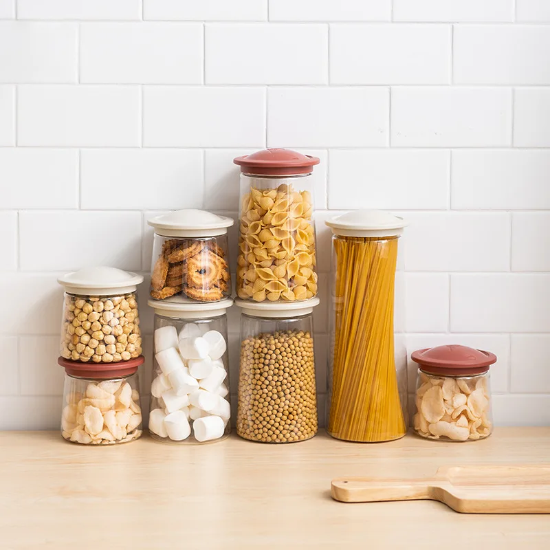 Canister set Airtight Food Kitchen Storage Containers with Lid Plastic Jar Dry Food Cookie Preservation Kitchen Storage Jars
Canister set Airtight Food Kitchen Storage Containers with Lid Plastic Jar Dry Food Cookie Preservation Kitchen Storage Jars