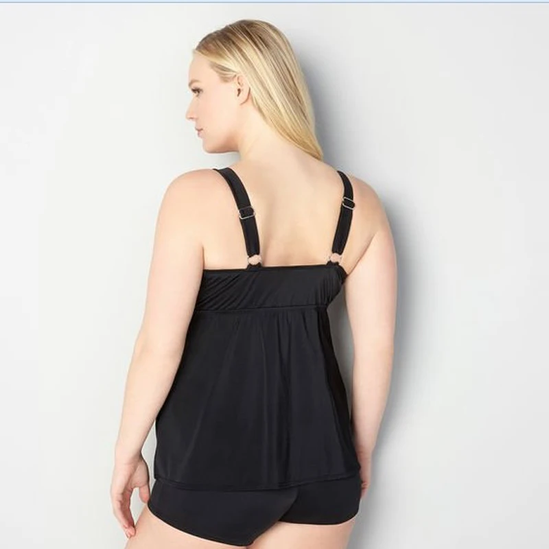 2022 New Plus Size 5XL Black Swimwear Vintage Swim Dress Bathing Suit Women Tankini Swimming Suit Solid Beachwear Beach Dress
2022 New Plus Size 5XL Black Swimwear Vintage Swim Dress Bathing Suit Women Tankini Swimming Suit Solid Beachwear Beach Dress