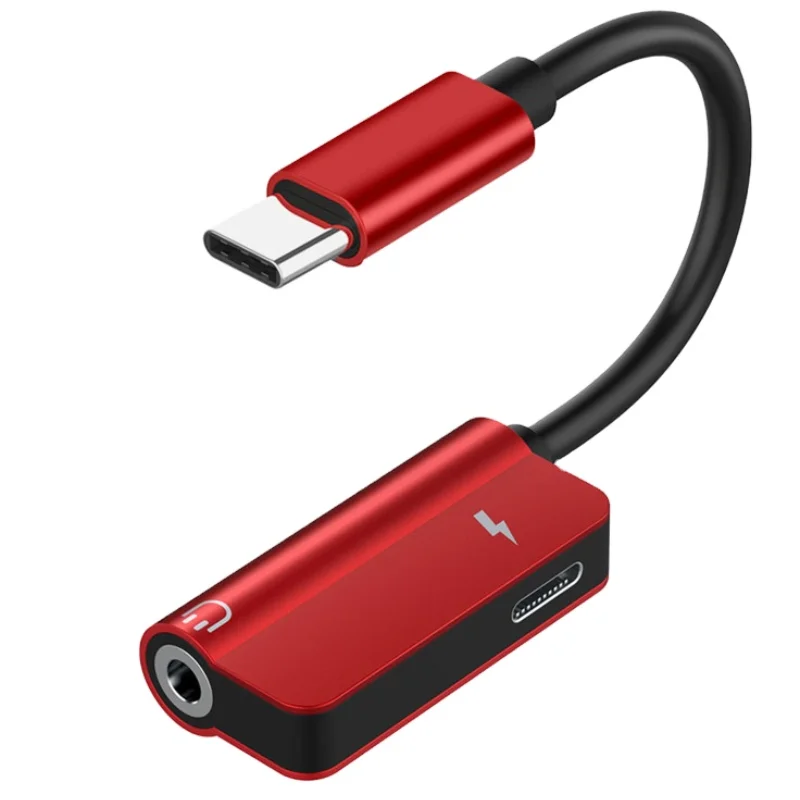 2 in 1 Fast Charger USB Type C to 3.5mm Audio Adapter Cable Jack Headphone Charging Splitter
2 in 1 Fast Charger USB Type C to 3.5mm Audio Adapter Cable Jack Headphone Charging Splitter