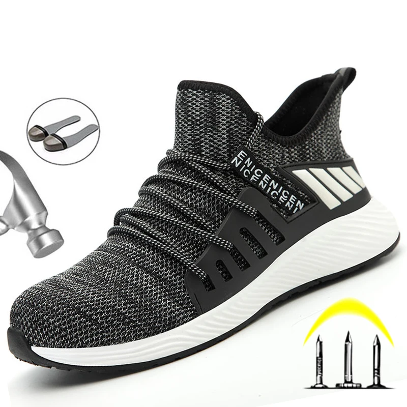 Breathable Safety Shoes Men's Work Boots Steel Toe Cap Puncture-Proof Indestructible Security Shoes Light Comfortable Sneakers
Breathable Safety Shoes Men's Work Boots Steel Toe Cap Puncture-Proof Indestructible Security Shoes Light Comfortable Sneakers
