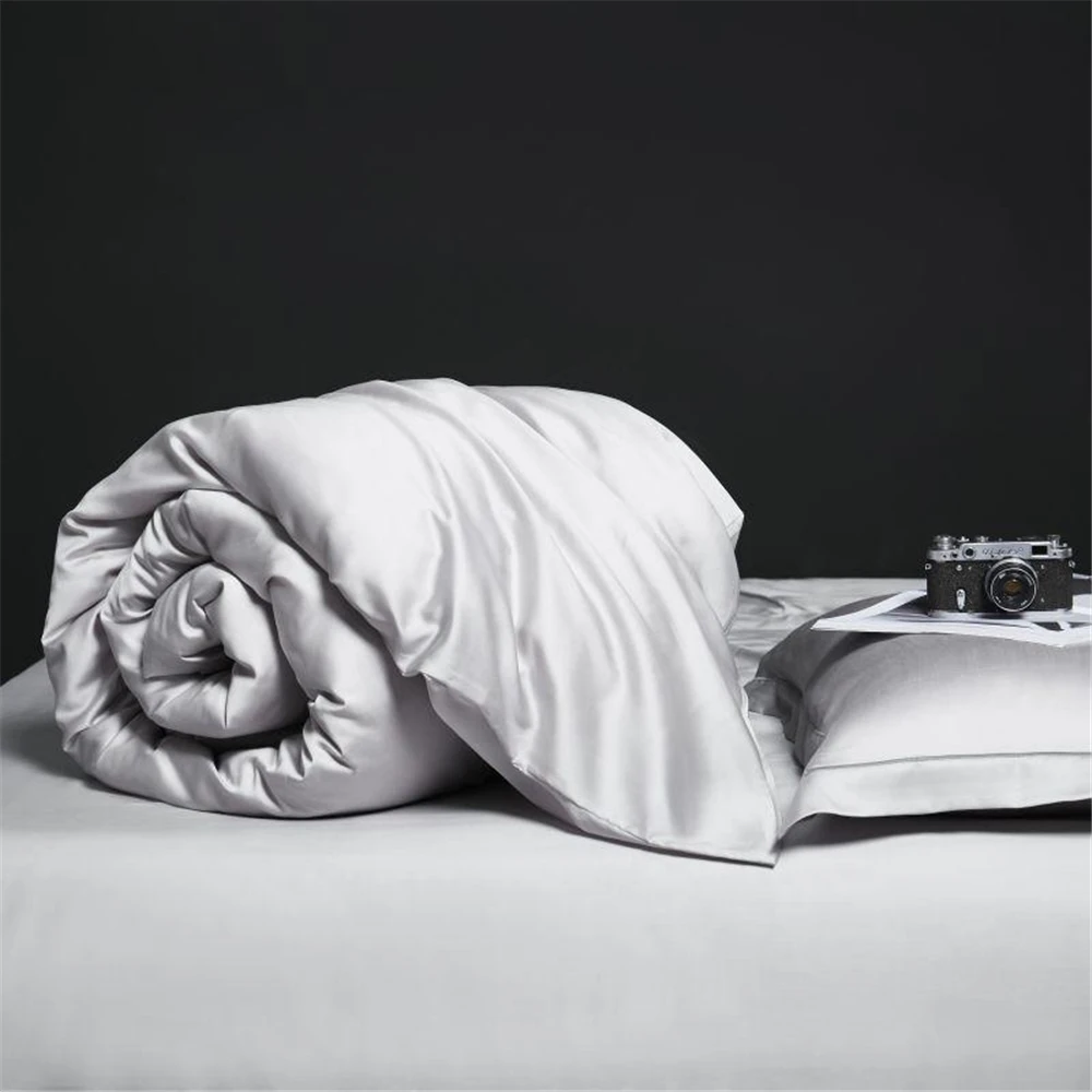Lofuka Women Luxury 100% Silk Gray Bedding Set 6A Grade Beauty Sleep Quilt Cover Set Quuen King Bed Linen Pillowcase For Sleep
Lofuka Women Luxury 100% Silk Gray Bedding Set 6A Grade Beauty Sleep Quilt Cover Set Quuen King Bed Linen Pillowcase For Sleep