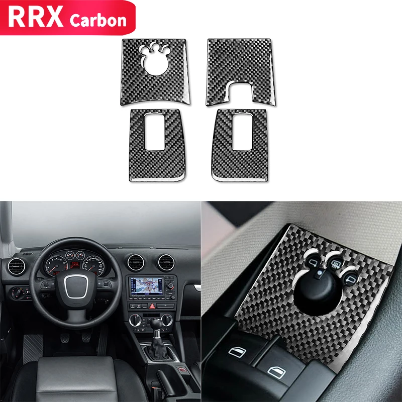 Car Power Mirror Control Panel Frame Trim Rear Window Lifter Carbon Fiber Sticker Car Accessories For Audi A3 S3 8P 2006 2007
Car Power Mirror Control Panel Frame Trim Rear Window Lifter Carbon Fiber Sticker Car Accessories For Audi A3 S3 8P 2006 2007
