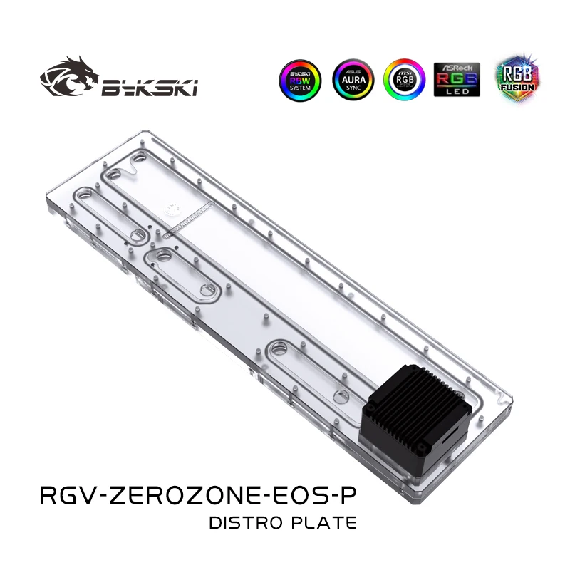 Акриловая доска BYKSKI водный канал раствор для Be Queit ZEROZONE EOS шасси блока ЦП GPU/3PIN