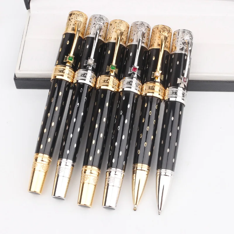 Luxury Queen Eliza Rollerball Ballpoint Pen Best Metal Fountain Pens for Writing Office Supplies Gift
Luxury Queen Eliza Rollerball Ballpoint Pen Best Metal Fountain Pens for Writing Office Supplies Gift