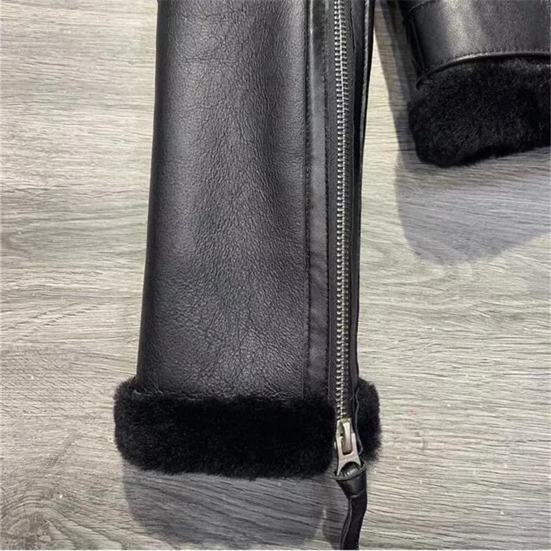 Women Real Merino Sheep Fur Double Face Jacket Motorcycle Genuine Leather Real Fur Short Coats abrigo mujer
Women Real Merino Sheep Fur Double Face Jacket Motorcycle Genuine Leather Real Fur Short Coats abrigo mujer