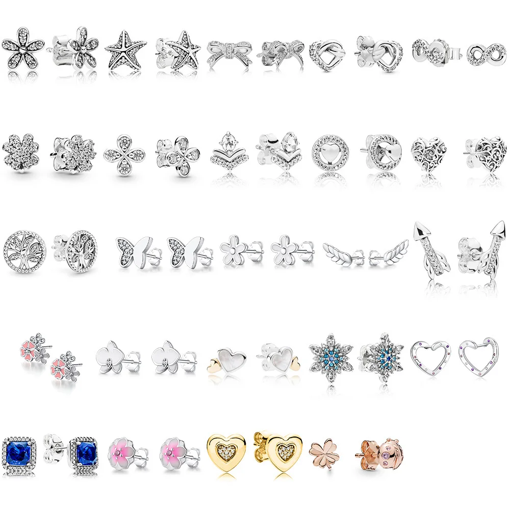 Women Stud Earrings Charms Pink Flower Silver Color Starfish Arrow Love Heart Rose Gold Ladybug For Women Jewelry
Women Stud Earrings Charms Pink Flower Silver Color Starfish Arrow Love Heart Rose Gold Ladybug For Women Jewelry