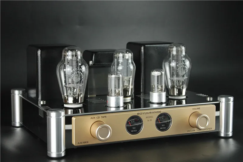 BoyuuRange A50 MKIII 300B, вакуумный трубчатый усилитель, односторонний, класса A, Hi-Fi, аудиоинтегрированный усилитель с УФ-метрами (обновленная версия)
BoyuuRange A50 MKIII 300B, вакуумный трубчатый усилитель, односторонний, класса A, Hi-Fi, аудиоинтегрированный усилитель с УФ-метрами (обновленная версия)