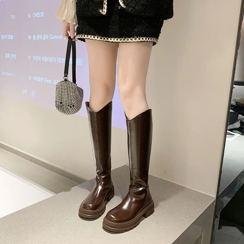 2021 Winter New Women Riding Boots Round Toe Square-heels Warm Zip High Boots
2021 Winter New Women Riding Boots Round Toe Square-heels Warm Zip High Boots