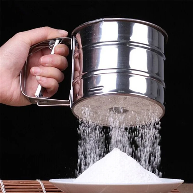 Mesh Flour Sifter Manual Sugar Icing Shaker Stainless Steel Cup Shape Kitchen Tools DFDS889
Mesh Flour Sifter Manual Sugar Icing Shaker Stainless Steel Cup Shape Kitchen Tools DFDS889