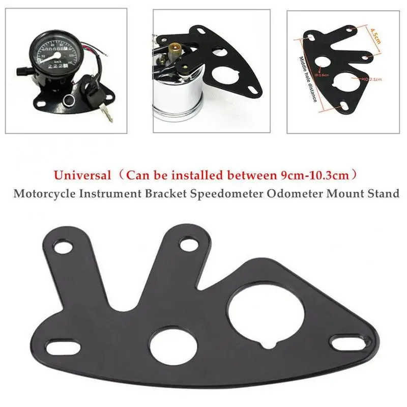 Vintage Black Universal Motorcycle Instrument Bracket Speedometer Odometer Mount Stand for GN/CBT125/WY125
Vintage Black Universal Motorcycle Instrument Bracket Speedometer Odometer Mount Stand for GN/CBT125/WY125