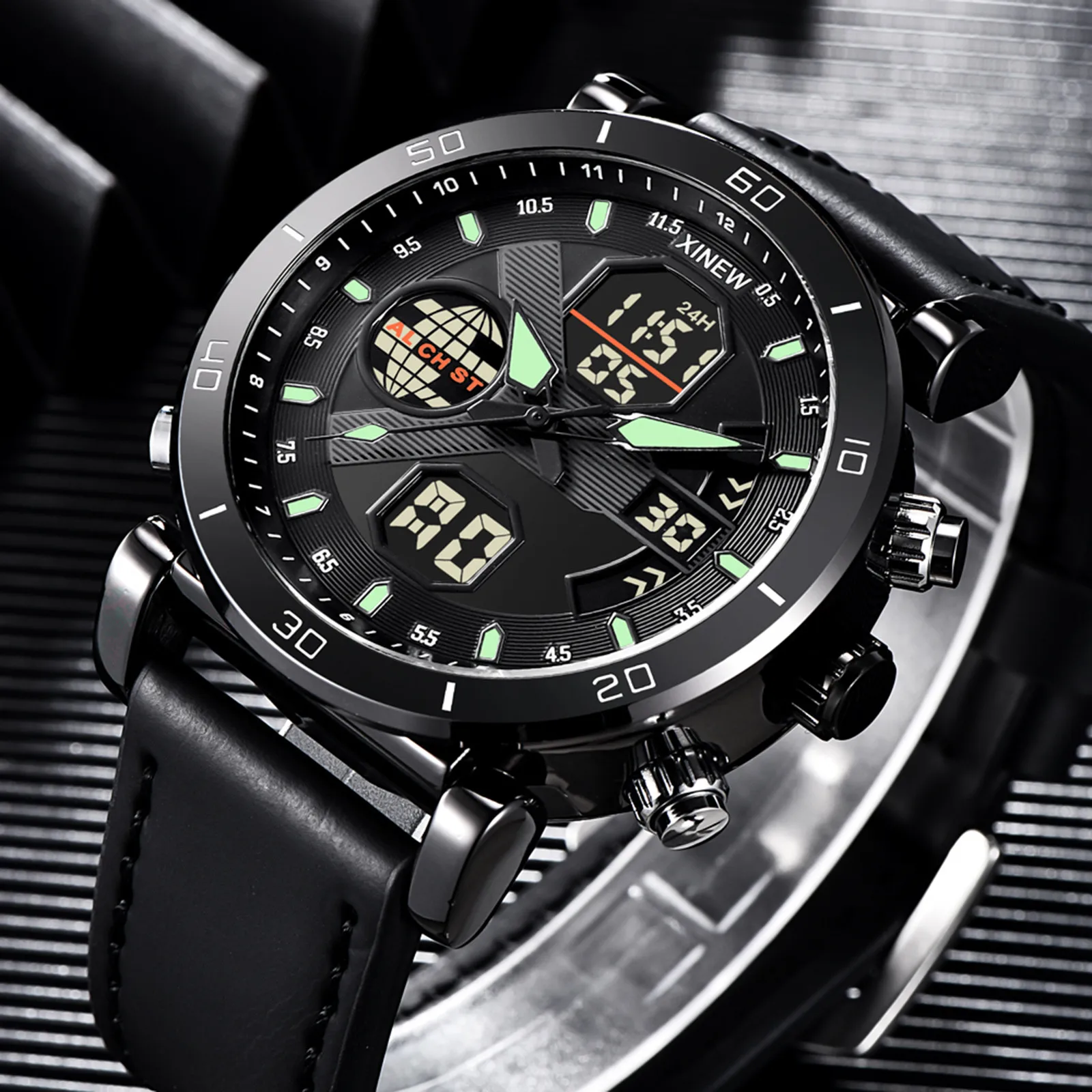 Mens Watches To Luxury Brand Men Leather Sports Watches Men's Quartz LED Digital Clock Waterproof Military Wrist Watch Relogio
Mens Watches To Luxury Brand Men Leather Sports Watches Men's Quartz LED Digital Clock Waterproof Military Wrist Watch Relogio