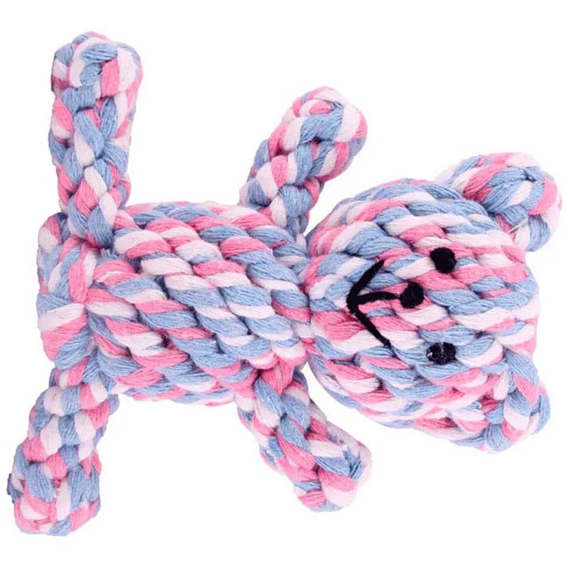 Cute Bear Doll Pet Toy Cotton Dog Chew Toy Tease Cat Supplies Puppy Playmate Clean Teeth Fresh Breath Relieve Boredom Plush Toys
Cute Bear Doll Pet Toy Cotton Dog Chew Toy Tease Cat Supplies Puppy Playmate Clean Teeth Fresh Breath Relieve Boredom Plush Toys
