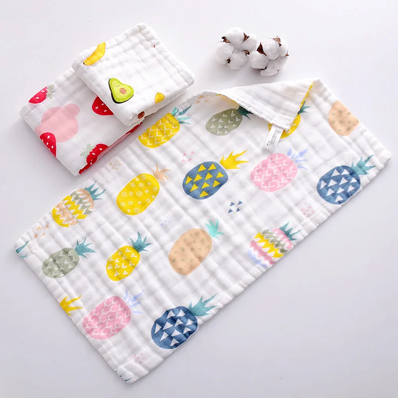 Soft Six-layers Cotton Gauze Newborn Baby Face Towel for Kids Children 25*50
Soft Six-layers Cotton Gauze Newborn Baby Face Towel for Kids Children 25*50