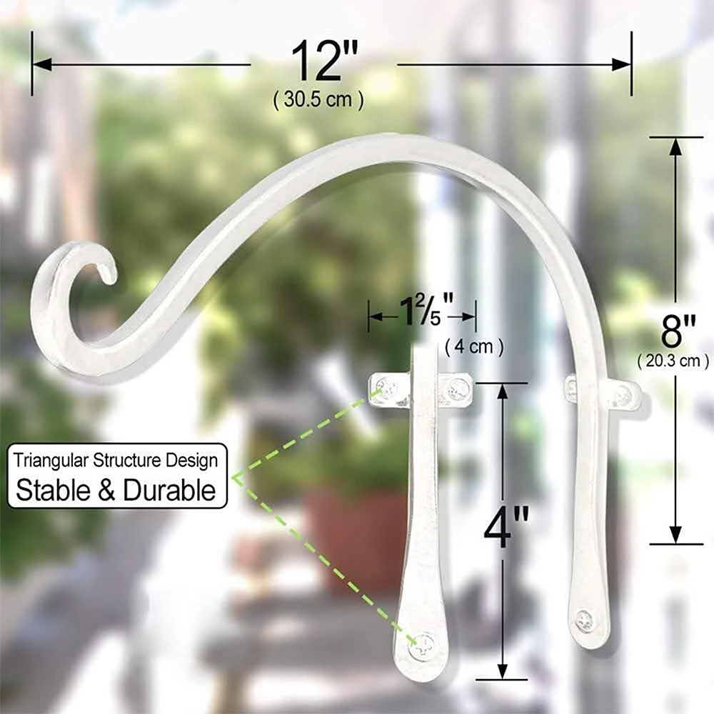 2 Pcs Black Iron Wall Light Hook Bracket Hanging Plants Bracket Wall Hanging Flower Pot Support Flower Pot Home Decoration
2 Pcs Black Iron Wall Light Hook Bracket Hanging Plants Bracket Wall Hanging Flower Pot Support Flower Pot Home Decoration