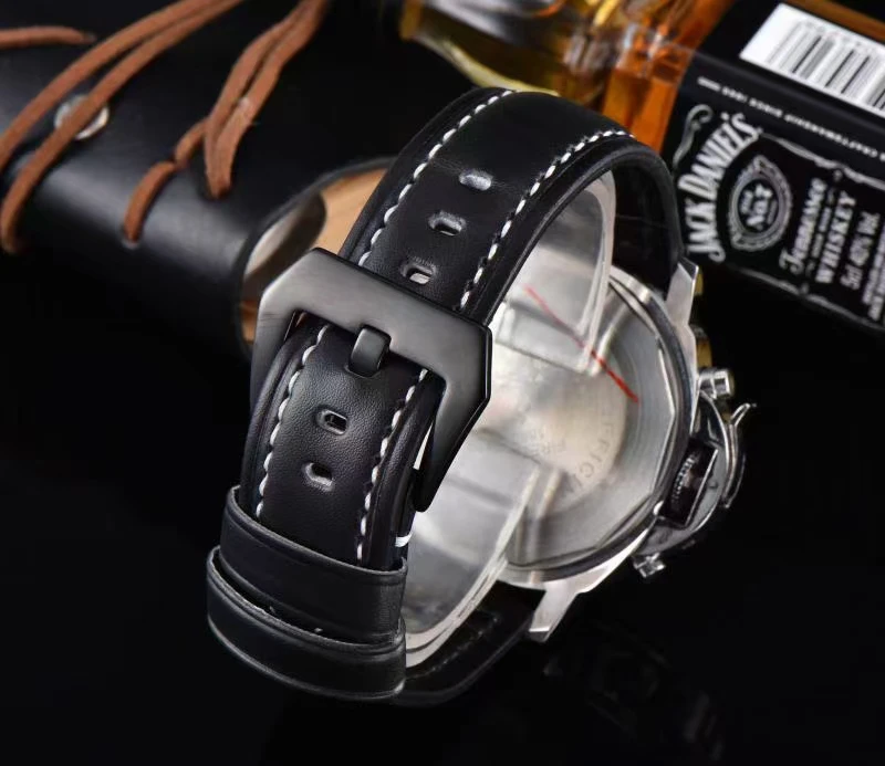 Top Brand Men's Chronograph Watches Homme Waterproof Quartz Wristwatch Luminor High Quality Chronograph Timepiece
Top Brand Men's Chronograph Watches Homme Waterproof Quartz Wristwatch Luminor High Quality Chronograph Timepiece