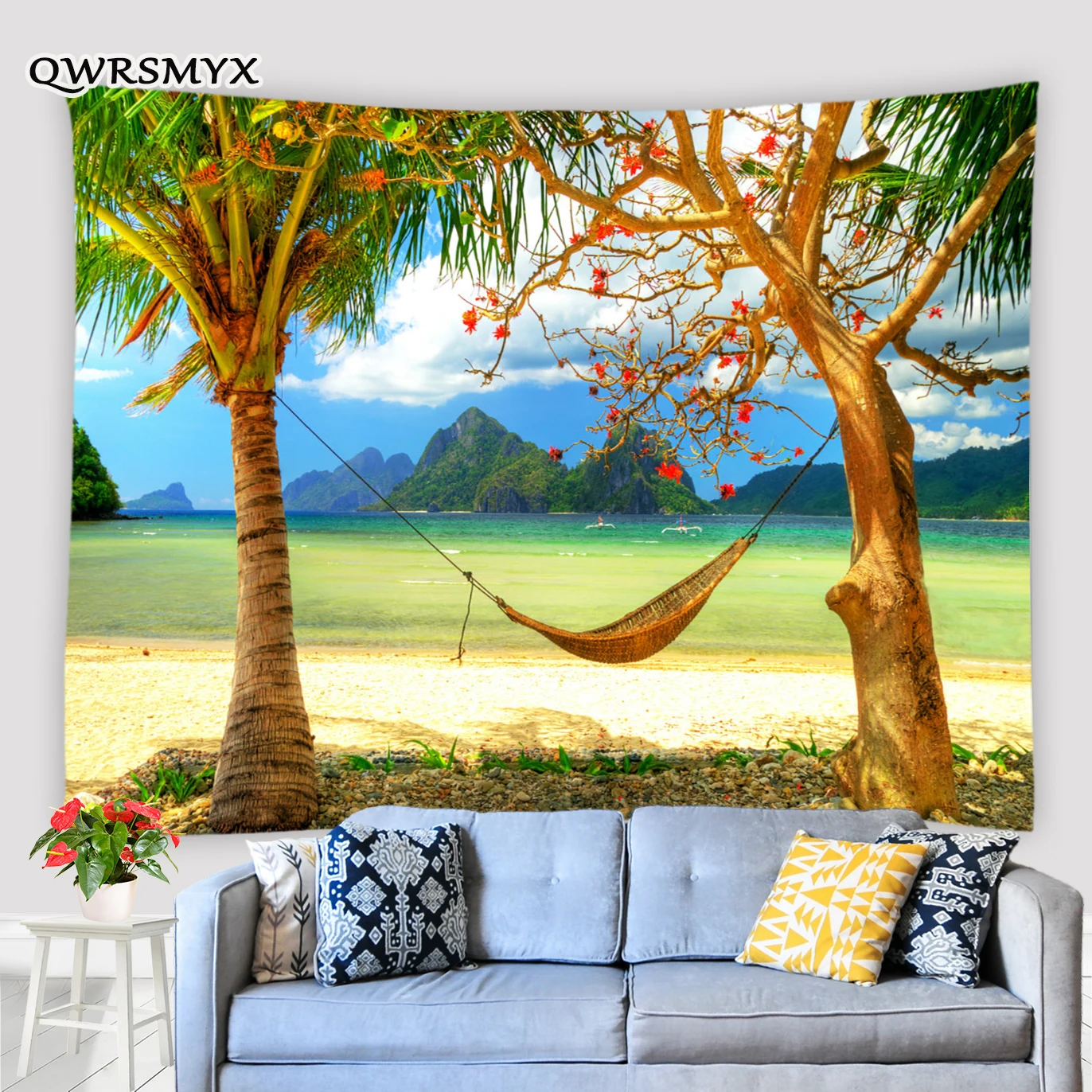 Ocean Landscape Beach Hammock On Tree Tapestry Natural Scenery Wall Hanging Living Room Bedroom Decor Wall Aesthetic Tapestries
Ocean Landscape Beach Hammock On Tree Tapestry Natural Scenery Wall Hanging Living Room Bedroom Decor Wall Aesthetic Tapestries