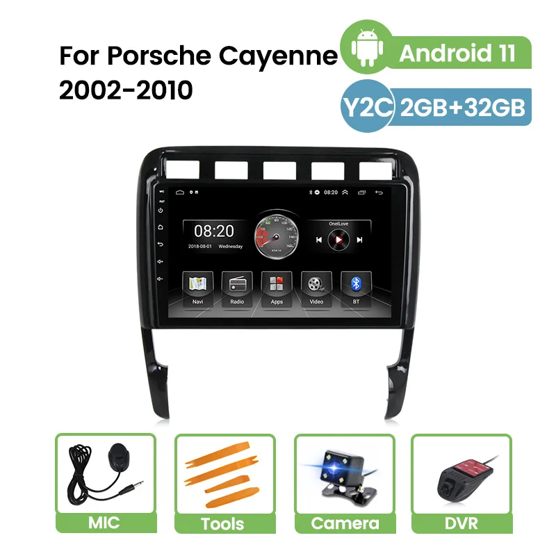 Автомобильный радиопроигрыватель с экраном 2.5D на Android, 2din для Porsche Cayenne 2002-2010, мультимедийный GPS-навигатор Carplay SWC
Автомобильный радиопроигрыватель с экраном 2.5D на Android, 2din для Porsche Cayenne 2002-2010, мультимедийный GPS-навигатор Carplay SWC