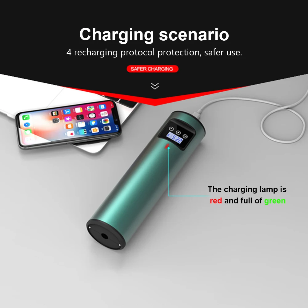 Car Wireless Tire Inflator Pump USB Rechargeable Gas Cylinder Multifunctional Air Pump Wireless Air Electric Tire Inflator
Car Wireless Tire Inflator Pump USB Rechargeable Gas Cylinder Multifunctional Air Pump Wireless Air Electric Tire Inflator