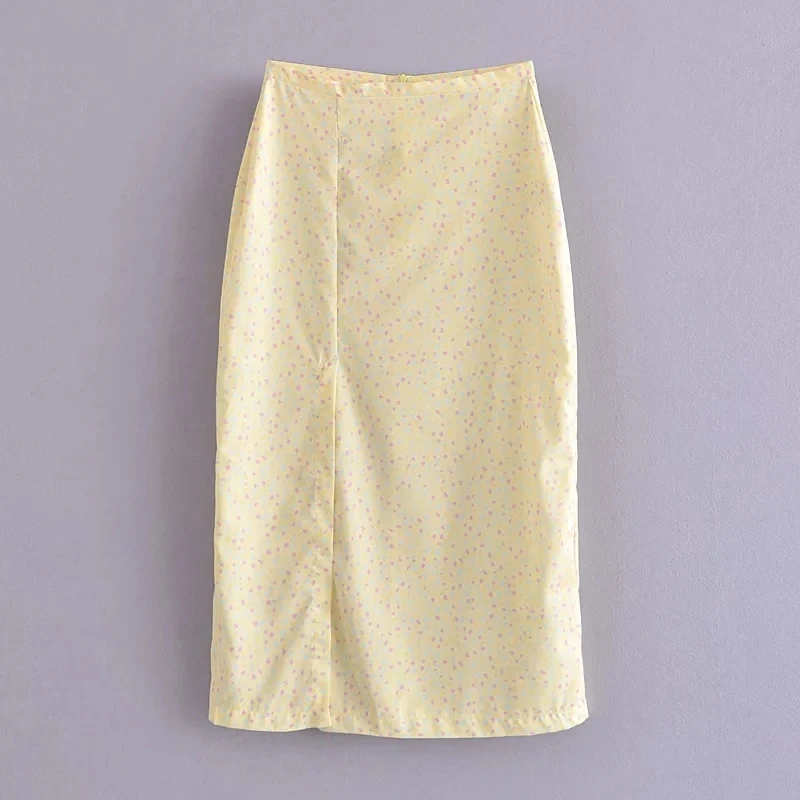 Summer 2 Piece Skirts Suits Light Yellow Women Dots Printed Skirts Suits Puff Sleeve Tops + High Waist Long Skirts High Quality
Summer 2 Piece Skirts Suits Light Yellow Women Dots Printed Skirts Suits Puff Sleeve Tops + High Waist Long Skirts High Quality