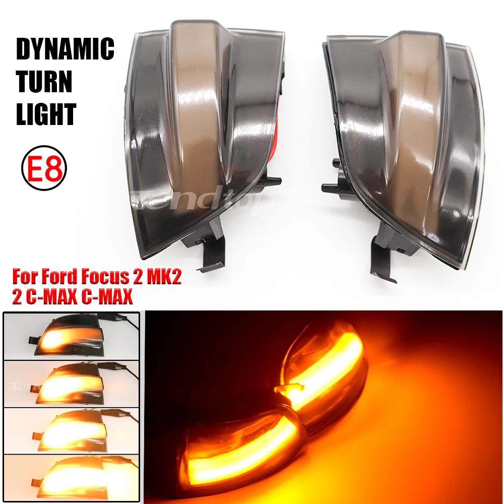 Dynamic LED Turn Signal Lights For Ford Focus 2 MK2 2004-2008 2 C-MAX 2003-2007 C-MAX Rear Mirror Indicagtor Amber 
Dynamic LED Turn Signal Lights For Ford Focus 2 MK2 2004-2008 2 C-MAX 2003-2007 C-MAX Rear Mirror Indicagtor Amber