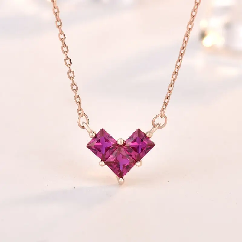 New Trend Fashion Geometric Small Fresh Temperament Sweet Romantic Heart-shaped Necklace Engagement Wedding Lovers Gift
New Trend Fashion Geometric Small Fresh Temperament Sweet Romantic Heart-shaped Necklace Engagement Wedding Lovers Gift