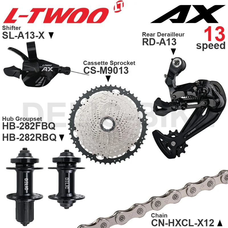 Переключатель передач LTWOO AX для горного велосипеда 13 скоростей включает правый