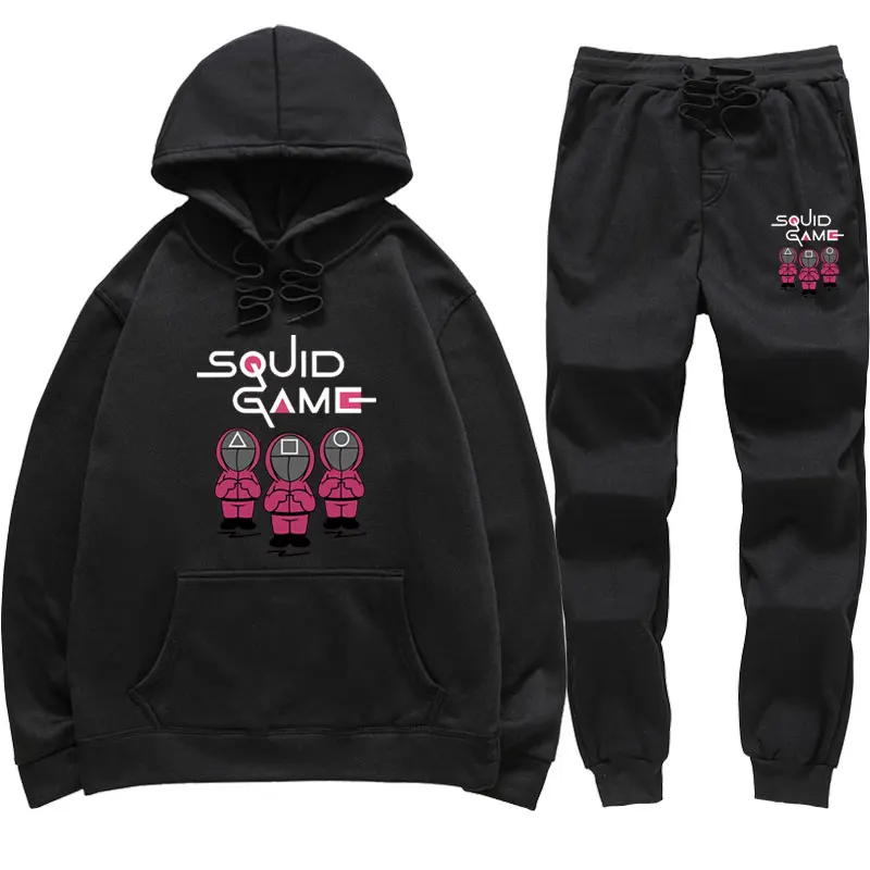 Мужской спортивный костюм из двух предметов, толстовка с капюшоном и штаны
Мужской спортивный костюм из двух предметов, толстовка с капюшоном и штаны