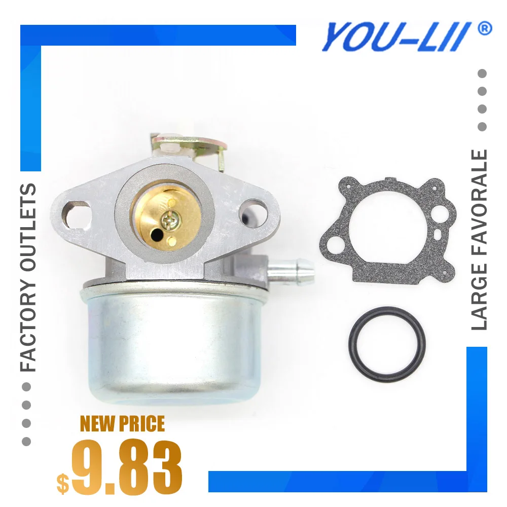 YOULII Carburetor For BRIGGS&STRATTON 799869 792253 799868 Lawn Mower Carb 499059 497586 792253 with Gasket Choke Ring
YOULII Carburetor For BRIGGS&STRATTON 799869 792253 799868 Lawn Mower Carb 499059 497586 792253 with Gasket Choke Ring