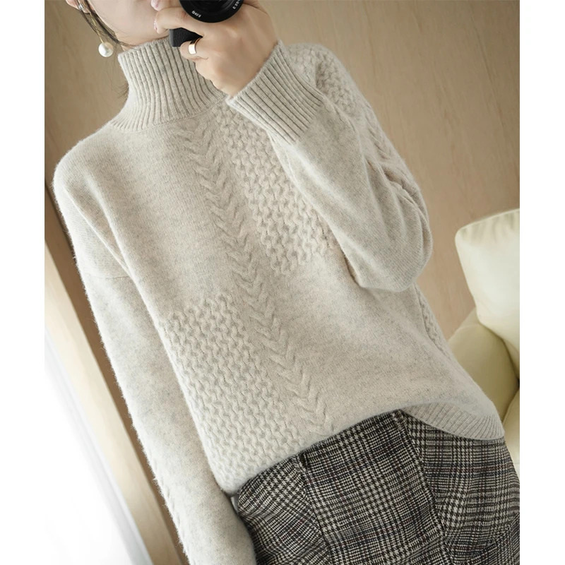 turtleneck sweater women real wool warm pullover sweaters female winter warm jacket thick ladies fashion casual loose sweater
turtleneck sweater women real wool warm pullover sweaters female winter warm jacket thick ladies fashion casual loose sweater