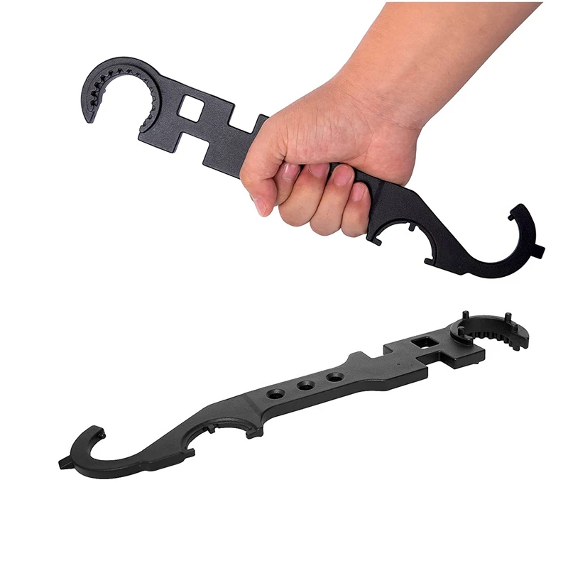 Outdoor Multi Function Sports Tools for Removal and Tighten AR15 M4 Steel Wrench Hunting Field Multi-function Wrench 
Outdoor Multi Function Sports Tools for Removal and Tighten AR15 M4 Steel Wrench Hunting Field Multi-function Wrench