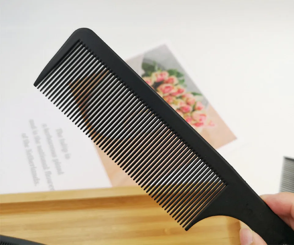 Black Hair Salon Comb Hairdressing Carbon Comb Antistatic And Heat Resistant Hairdresser Cutting Comb In Carbon Material
Black Hair Salon Comb Hairdressing Carbon Comb Antistatic And Heat Resistant Hairdresser Cutting Comb In Carbon Material