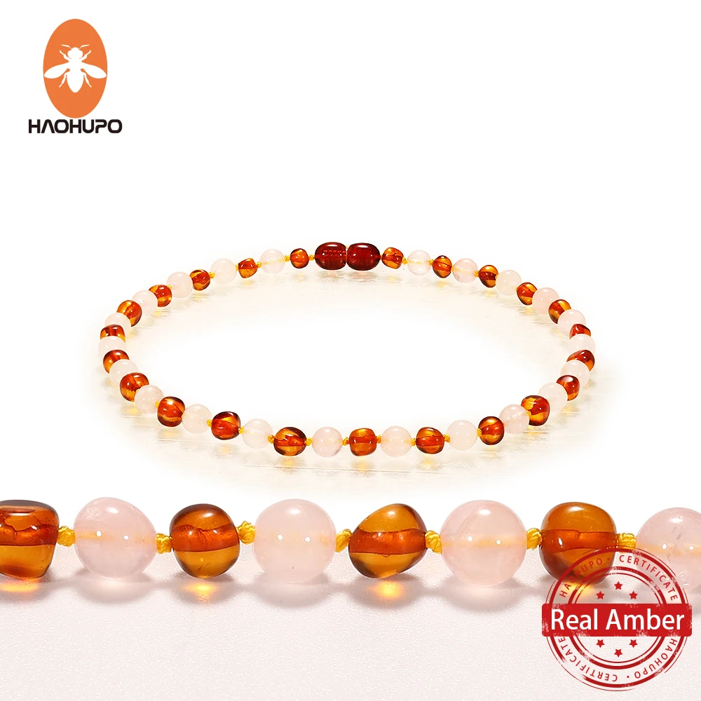 HAOHUPO Top Hot Quality Fashion Nature Baltic Wholesale Amber Necklace Colorful Handmade Baroque Baby Teething Amber Necklace
HAOHUPO Top Hot Quality Fashion Nature Baltic Wholesale Amber Necklace Colorful Handmade Baroque Baby Teething Amber Necklace