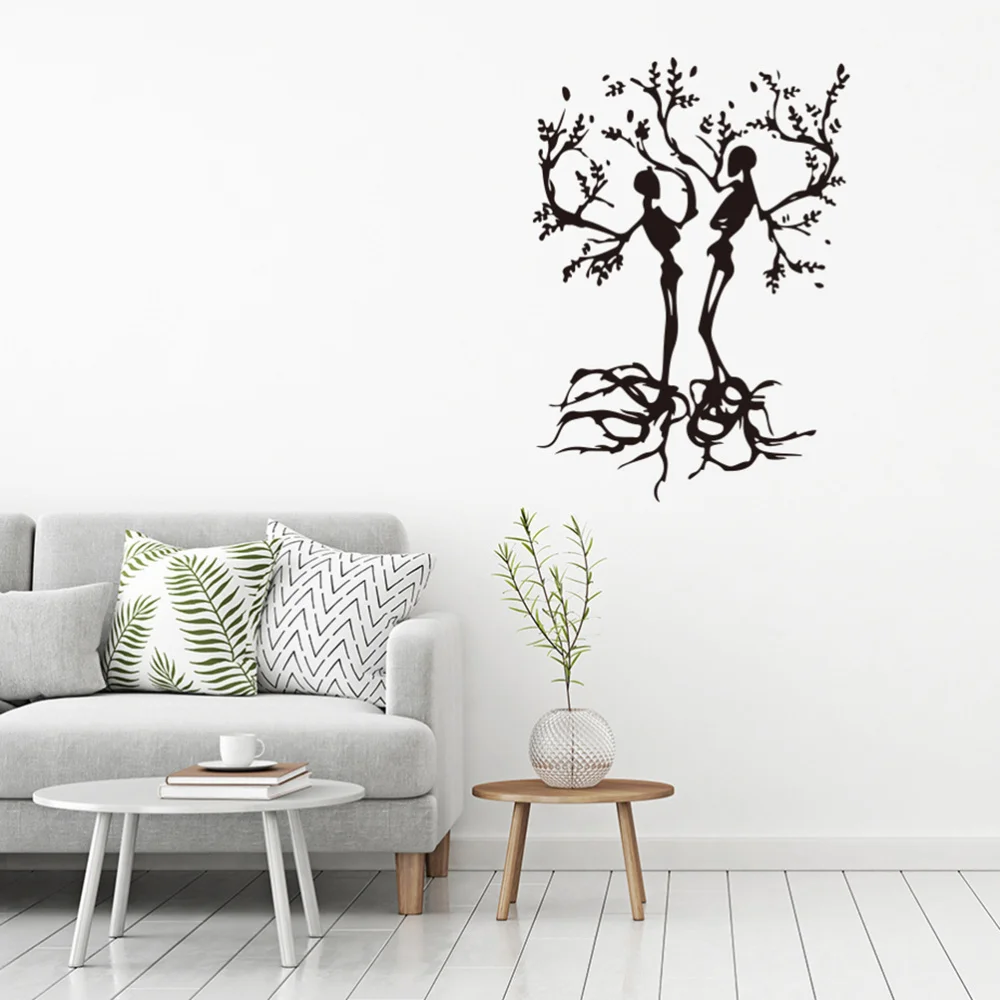 Two Dancing Tree Wallpaper Creative Wall Decal Living Room Wall Decor
Two Dancing Tree Wallpaper Creative Wall Decal Living Room Wall Decor