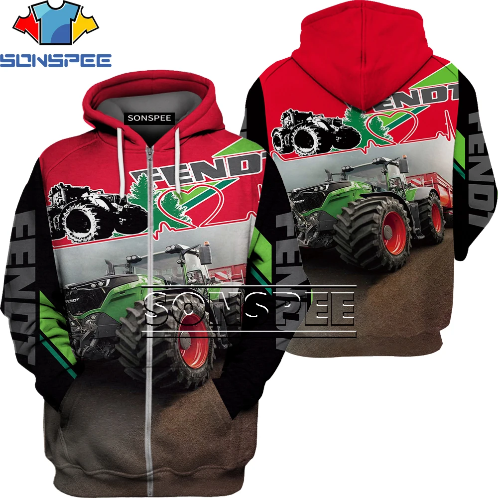 SONSPEE Truck Tractor Zipper Hoodie Cardigan Top 3D Anime Men's Women's Pullover Long Sleeve Double Side Printing I AM A FARMER
SONSPEE Truck Tractor Zipper Hoodie Cardigan Top 3D Anime Men's Women's Pullover Long Sleeve Double Side Printing I AM A FARMER
