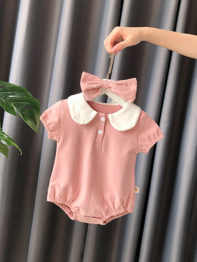 Newborn Jumpsuit Cotton Girl Baby Romper Summer Boutique Outfits Korean Onesie Baby Romper Toddler PeleleBaby Clothes BW50PF
Newborn Jumpsuit Cotton Girl Baby Romper Summer Boutique Outfits Korean Onesie Baby Romper Toddler PeleleBaby Clothes BW50PF