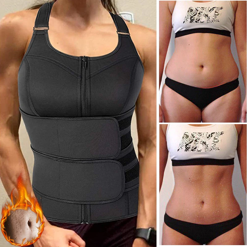 Women Waist Trainer Neoprene Body Shaper Sauna Vest Slimming Sheath Sweat Suit Fitness Workout Corset Top Shapewear Trimmer Belt
Women Waist Trainer Neoprene Body Shaper Sauna Vest Slimming Sheath Sweat Suit Fitness Workout Corset Top Shapewear Trimmer Belt