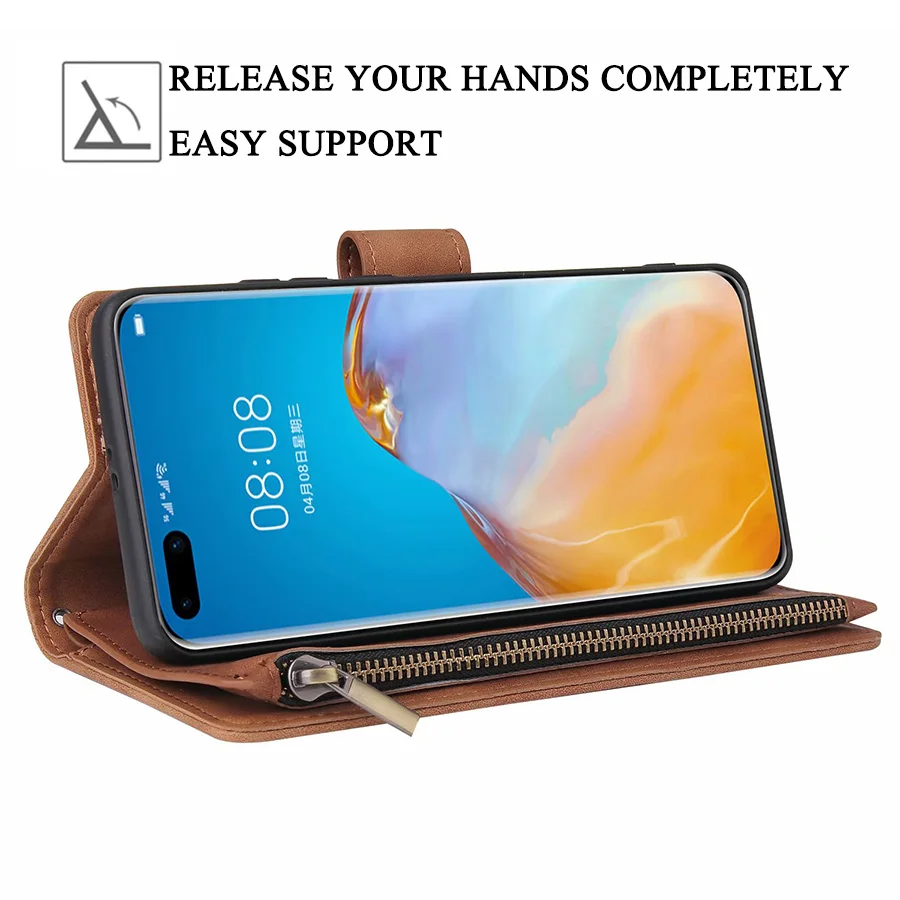 Кожаный чехол кошелек P30pro для Huawei P40 P30 Mate30 Lite Pro Honor 20i 10 20 Nova6se P Smart Plus 2019 телефона на