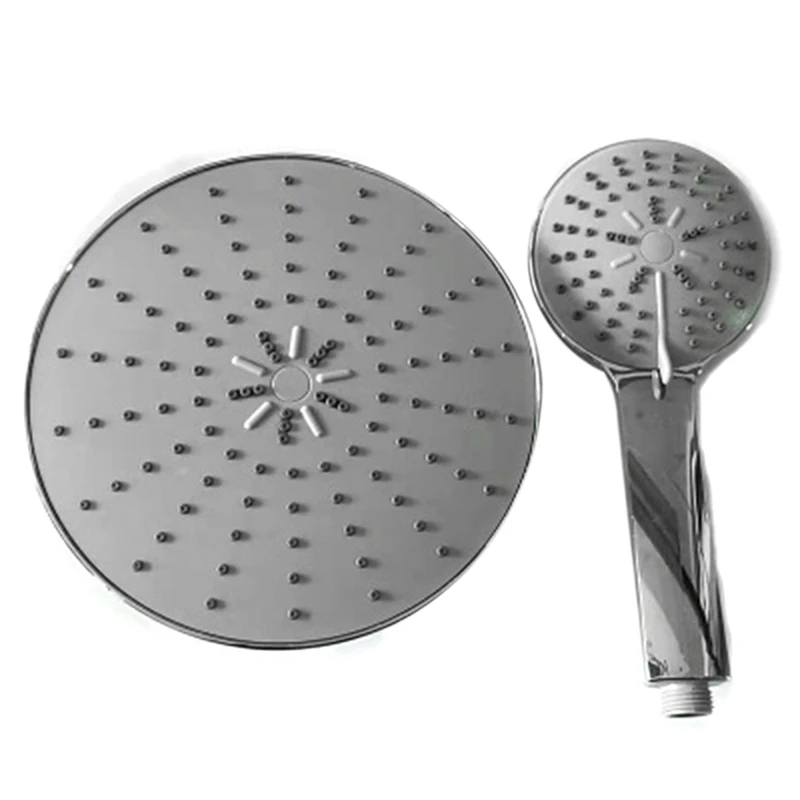 Shower Heads with Handheld Spray - High Pressure Shower Head - 8 Inch Showerhead, 4 Inch Handheld Shower Head Shower Spa
Shower Heads with Handheld Spray - High Pressure Shower Head - 8 Inch Showerhead, 4 Inch Handheld Shower Head Shower Spa