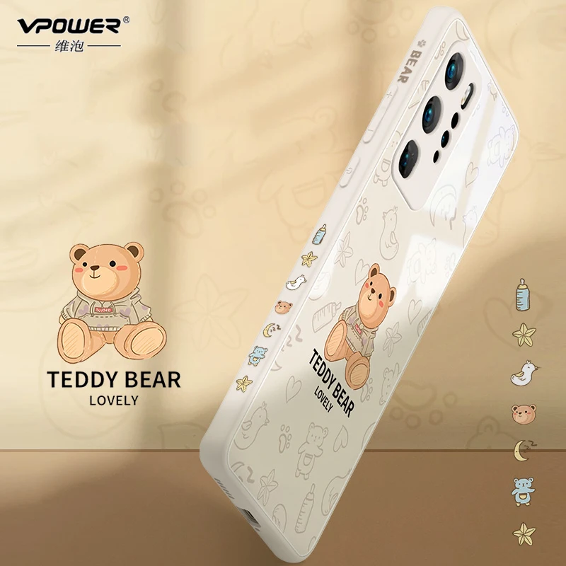 for Huawei p40pro phone case glass liquid silicone p40 all-inclusive cartoon 40pro+ side cartoon bear 5g personality shell
for Huawei p40pro phone case glass liquid silicone p40 all-inclusive cartoon 40pro+ side cartoon bear 5g personality shell