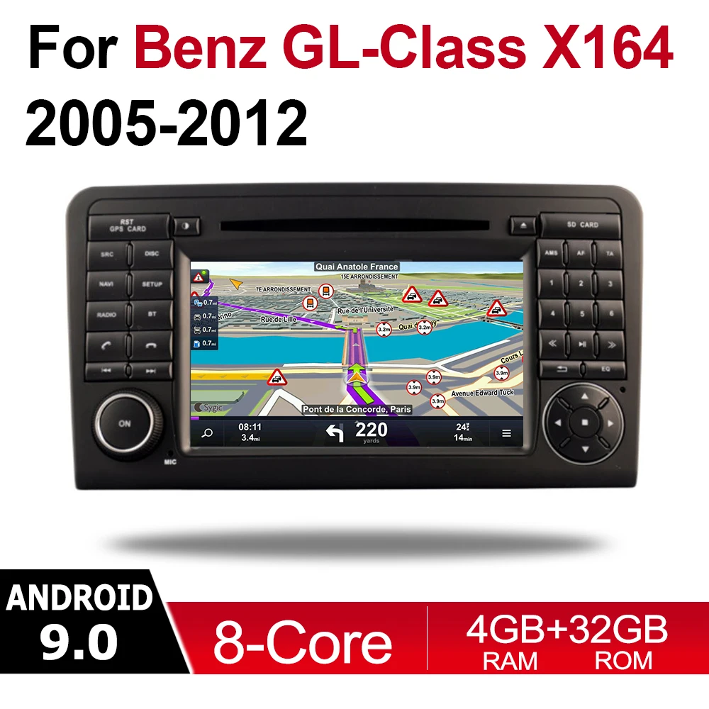 For Mercedes Benz GL Class X164 GL320 2005~2012 NTG Car Android 9 GPS Naviation Multimedia system BT Radio Amplifier
For Mercedes Benz GL Class X164 GL320 2005~2012 NTG Car Android 9 GPS Naviation Multimedia system BT Radio Amplifier