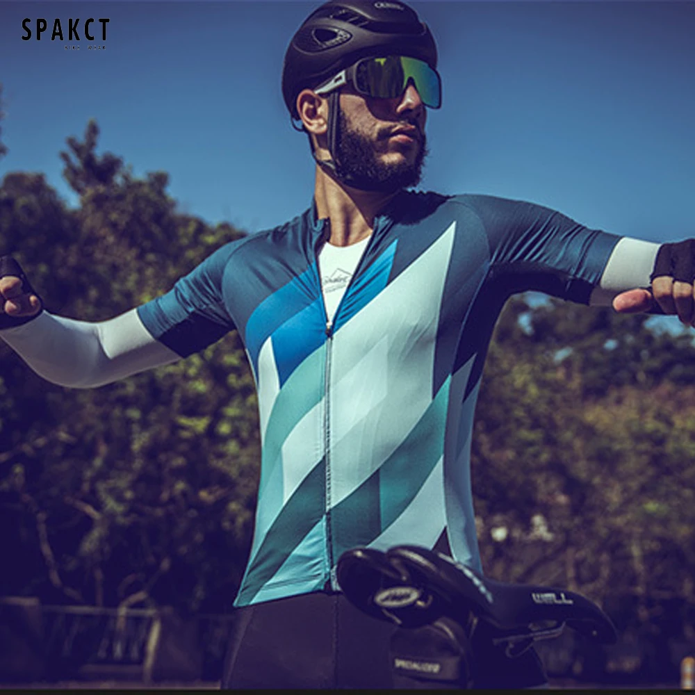 Spakct Cycling Jersey Men's Long-sleeved Mountain Bike Non-slip Belt Jacket Spring And Summer Breathable Cycling Jersey Jacket
Spakct Cycling Jersey Men's Long-sleeved Mountain Bike Non-slip Belt Jacket Spring And Summer Breathable Cycling Jersey Jacket