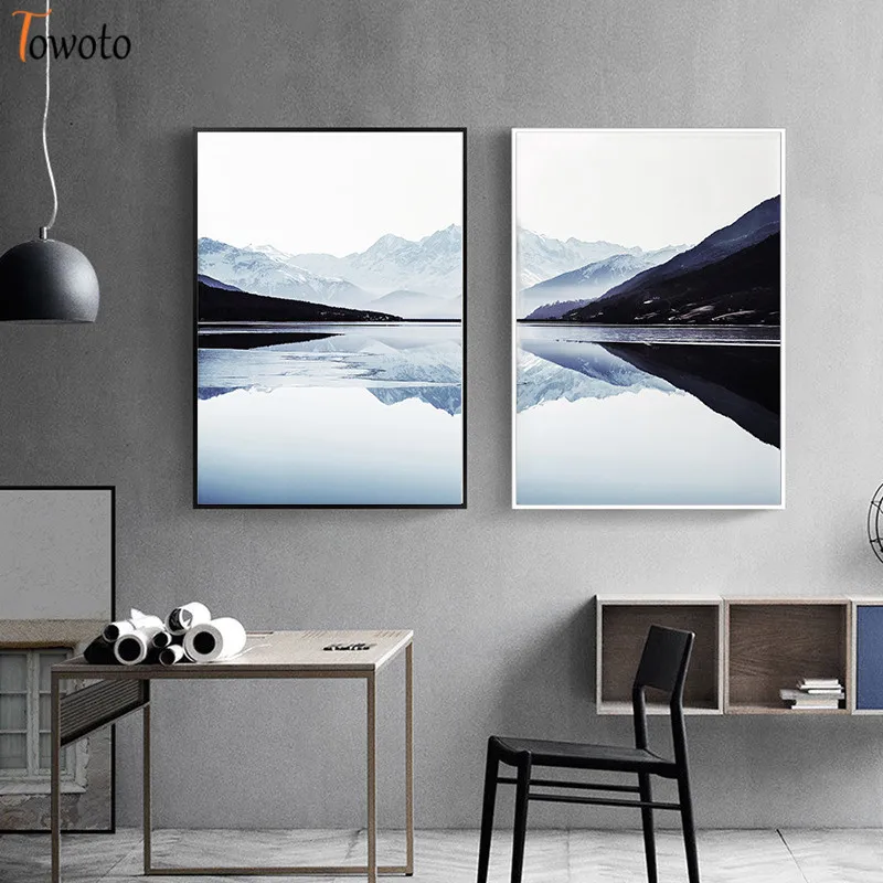 Minimalism Black White Landscape Painting Wall Art Decoration Poster Print Mountain River Canvas Picture for Living Room Decor
Minimalism Black White Landscape Painting Wall Art Decoration Poster Print Mountain River Canvas Picture for Living Room Decor